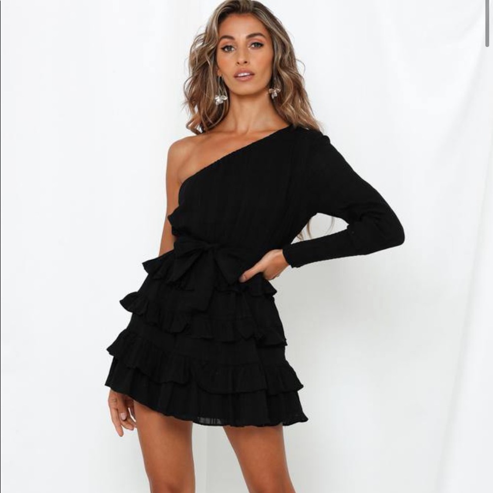 Hello Molly Black Dress